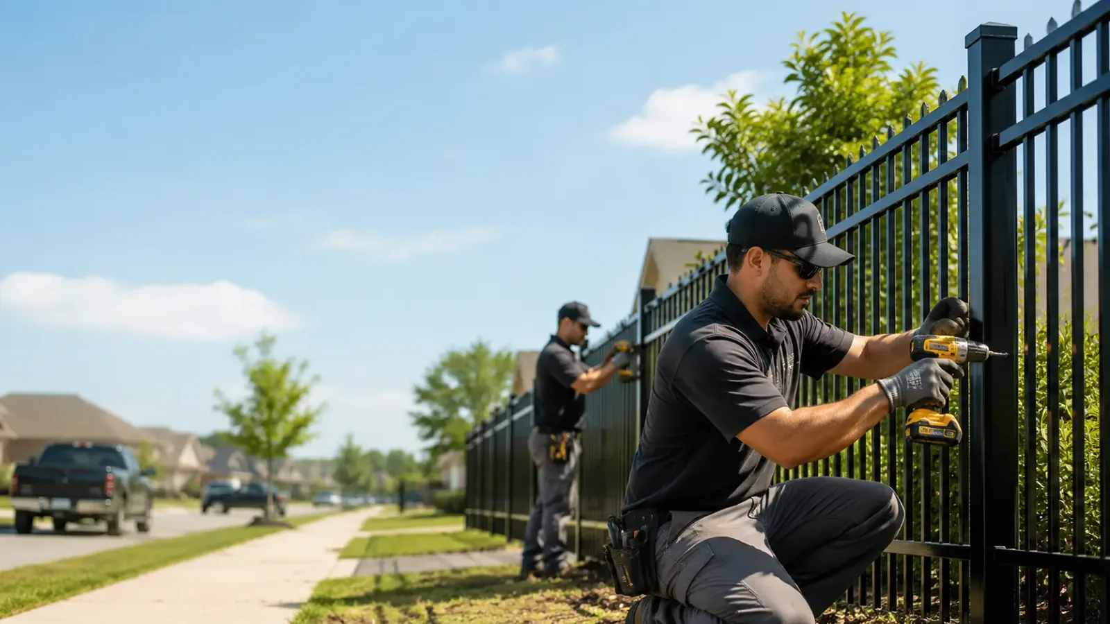 Metal Fence Installation in Herrick Center, PA